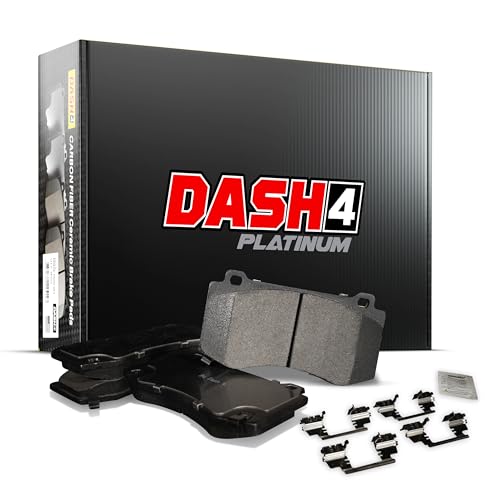 Dash 4 F35-906 Carbon Ceramic Front Brake Pads With Hardware Kit For Select L...
