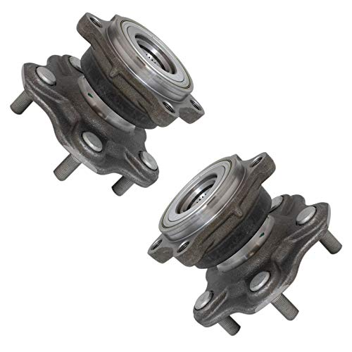 Trq Rear Wheel Hub Bearings Assembly Set Compatible With 2003-2007 Infiniti G...