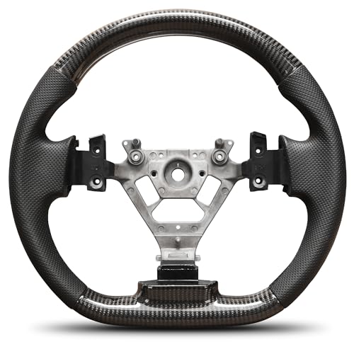 Pofenze Carbon Fiber Steering Wheel For Nissan 350z 2003-2009 Nappa Perforate...