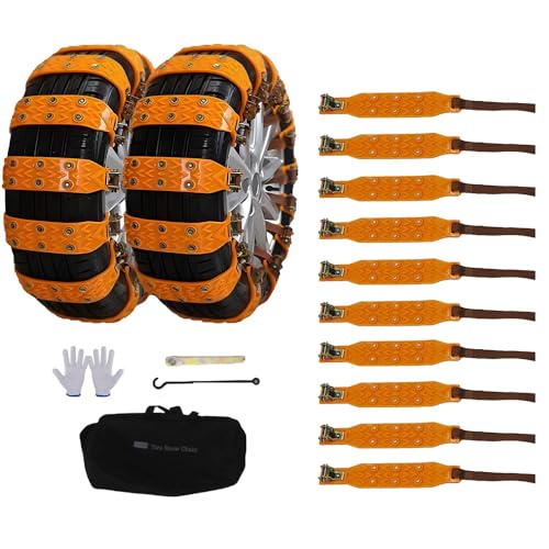 Yjxsd 10 Pcs Car Snow Chains For Dodge Durango 2016-2021 2022 2023 2024 Anti-...
