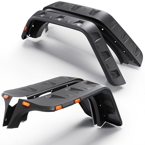 Ecotric Fender Flares Wled Side Maker Compatible With 2007-2018 Jeep Jk Wrang...