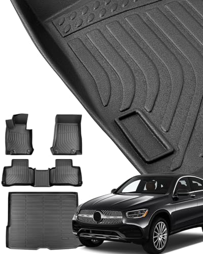 Cotaza Floor Mats For Mercedes Benz Glc 300 2016-2022 All Weather Floor Mats ...