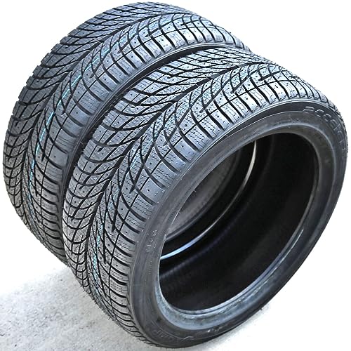 Set Of 2 Two Accelera X Grip Winter Passenger Car Touring Radial Tires-22540r...