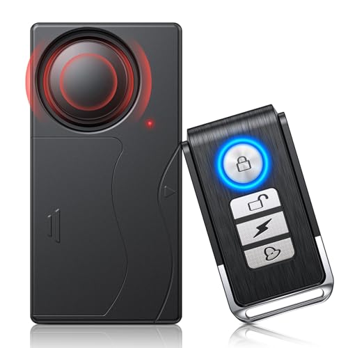 110db Car Alarm System Anti-theft Vibration Alarm With 10 Levels Sensitivity ...