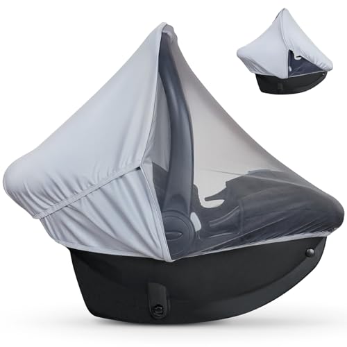 Summer Baby Car Seat Cover  2-in-1 Breathable Carseat Sun Shade  Mosquito Net...