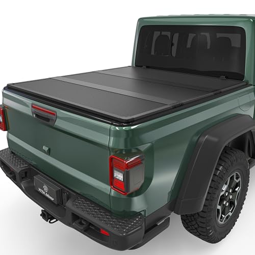 Yitamotor Tailored Frp Hard Tri-fold Truck Bed Tonneau Cover Fits For Jeep Gl...