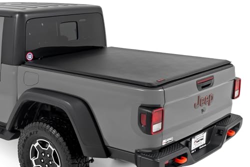 Rough Country Soft Roll-up Truck Bed Cover For Jeep Gladiator 2020-2025 - Fit...