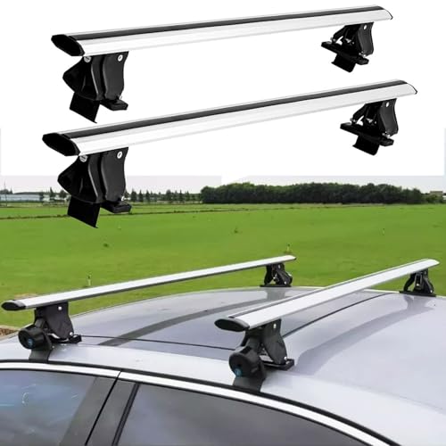 Without Roof Rail Rack Lockable Roof Rack Cross Bars Fit For Dodge Durango 20...