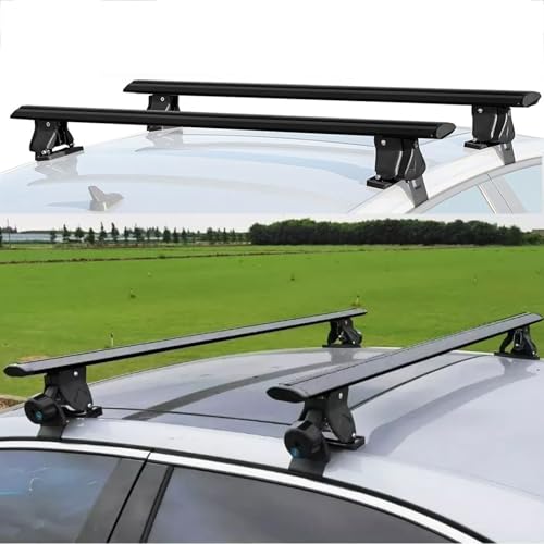 Without Roof Rail Rack Lockable Roof Rack Cross Bars Fit For Dodge Durango 20...