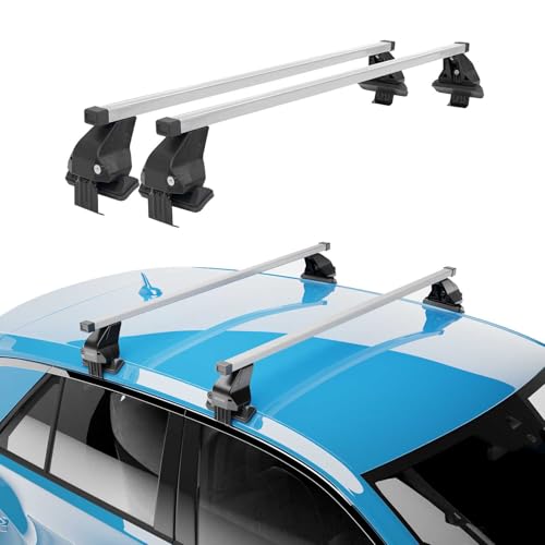 Omac Smooth Roof Racks Cross Bars Carrier For Ford Fusion Sedan 2013-2020 Gra...