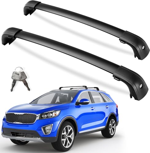 Kinggeri Lockable Roof Rack Cross Bars 220lbs Compatible With Kia Sorento 201...