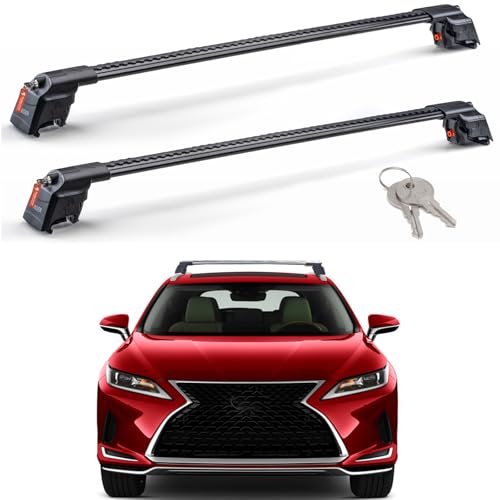 Roof Racks Cross Bars For Lexus Rx Rx350 Rx350l Rx450h Rx450hl 2016-2024 Alum...
