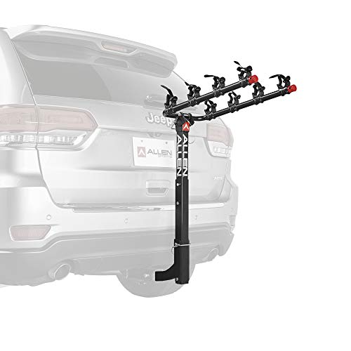 Allen Sports Deluxe 4-bike Hitch Mount Rack 2-inch Receiver  Black