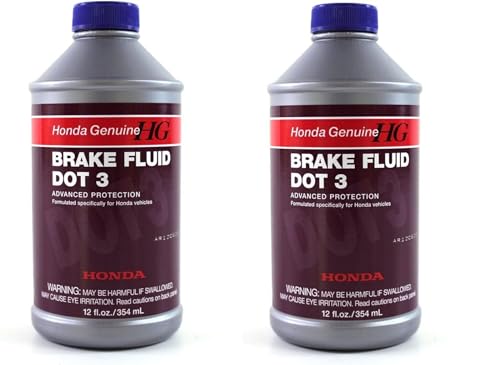 Genuine Honda And Acura Brake Fluid Dot 3 Pack Of 2