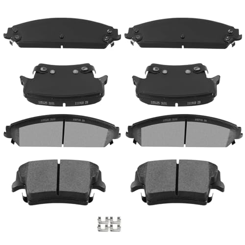Automuto D1058  D1057 Front Rear Ceramic Brake Pads Set Fit For 2005-2017 Chr...