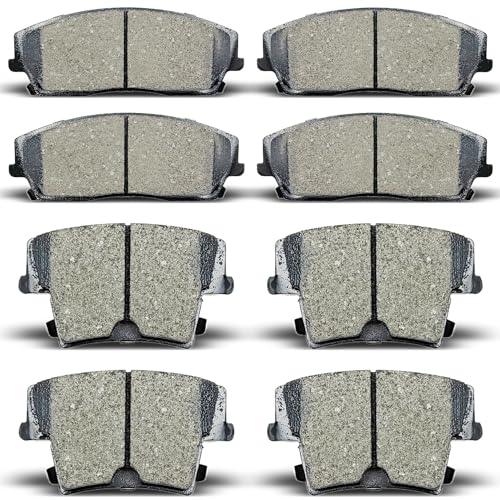 Aladiche Front Rear Ceramic Brake Pads Compatible With 2005-2020 Chrysler 300...