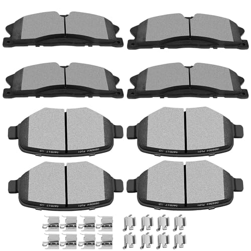 Scitoo D1611 D1377 Front Rear Ceramic Brake Pads Sets Fit For Ford For Explor...