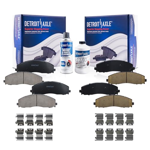 Detroit Axle - Brake Pads For 2013-2021 Ford F-250 F-350 Super Duty 2013-2016...