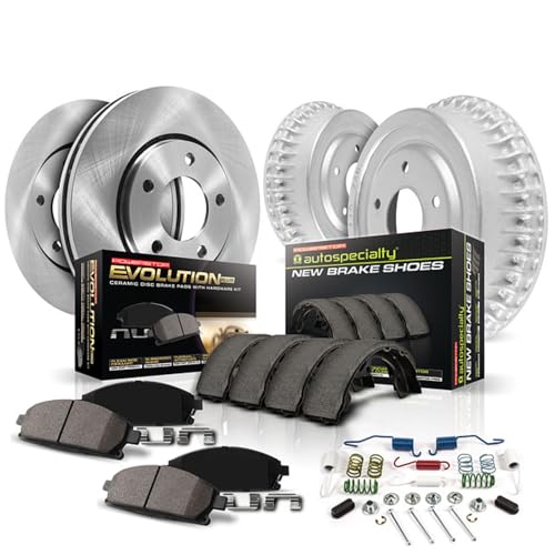 Power Stop Koe15154dk Autospecialty Front And Rear Replacement Brake Kit-oe B...