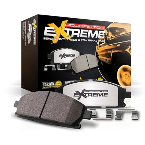 Power Stop Z36-1790 Rear Z36 Truck And Tow Carbon-fiber Ceramic Brake Pads Fo...