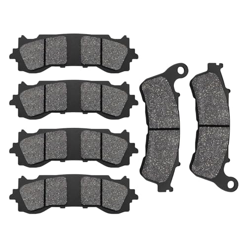 Zicoo Front And Rear Brake Pads For Honda Gl 1800 Goldwing 1800 Tour J Manual...