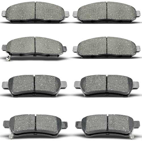 Evkingauto Front Rear Ceramic Brake Pad Fit For Nissan Frontier 2005-2022for ...
