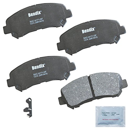 Bendix Priority1 Cfc1374 Ceramic Front Brake Pads For Select Models Nissan Ju...