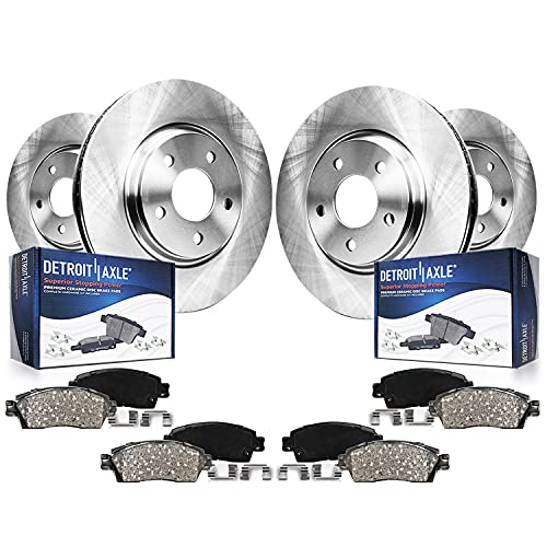 Detroit Axle - Brake Kit For 14-19 Nissan Rogue 17-19 Rogue Sport Front And R...