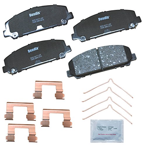 Bendix Priority1 Cfc1509 Ceramic Front Brake Pads Compatible With Infiniti Qx...