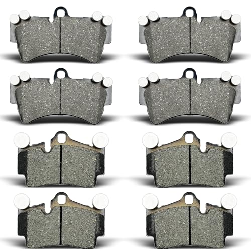 Aladiche 8pcs Brake Pads Ceramic Brake Kits Fit For 2007-2015 For Audi Q72003...