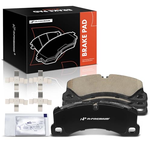 A-premium Front Ceramic Disc Brake Pads Set Compatible With Porsche And Volks...