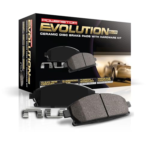 Power Stop 17-737  Z17 Front Ceramic Brake Pads With Hardware For Porsche Box...