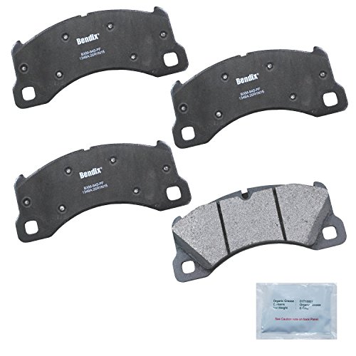 Bendix Priority1 Cfm1349a Semi-metallic Front Brake Pads For Porsche Cayenne ...