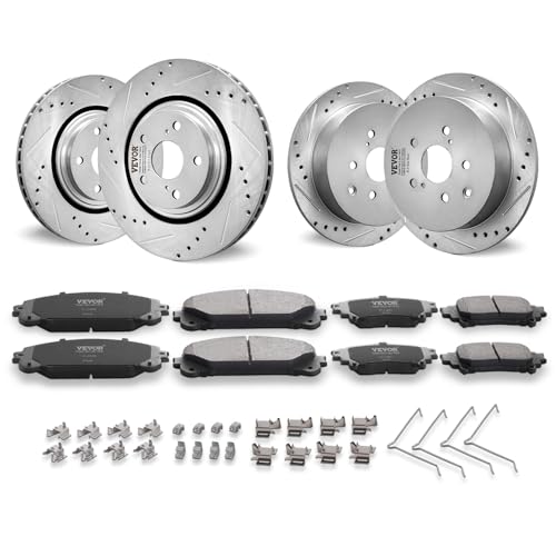 Vevor Front And Rear Brake Kit Compatible With Toyota Sienna Highlander Lexus...