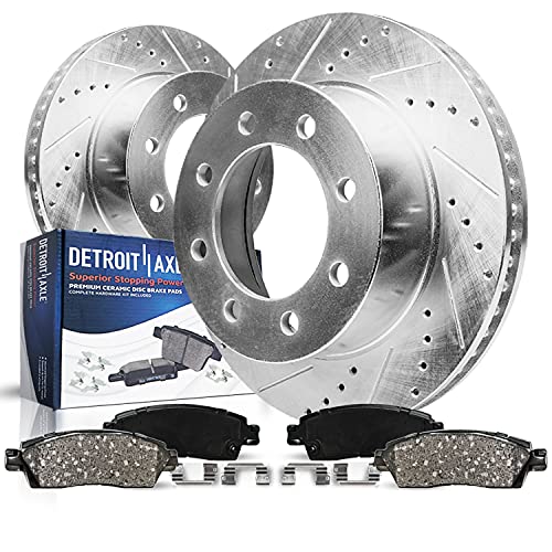 Detroit Axle - Front Brake Kit For Ford 2013-2021 F-250 F-350 Super Duty 4wd ...