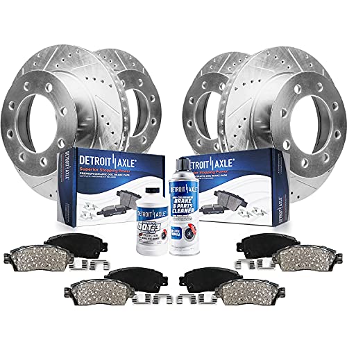 Detroit Axle - Brake Kit For 4wd Srw 2005 2006 2007 Ford F-250 F-350 Super Du...
