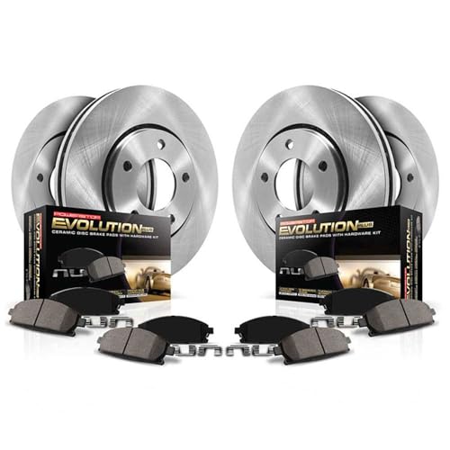 Power Stop Brake Kit For 2.5l 2006-2012 Toyota Rav 4 With 2 Row Seat  2013-20...