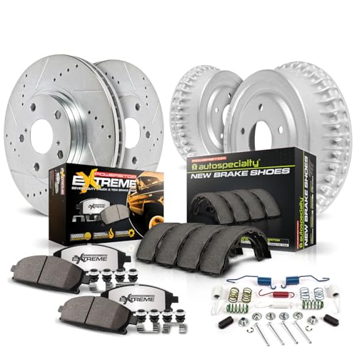Power Stop Brake Kit For 2005-2022 Toyota Tacoma 6 Lug Models - Front And Rea...
