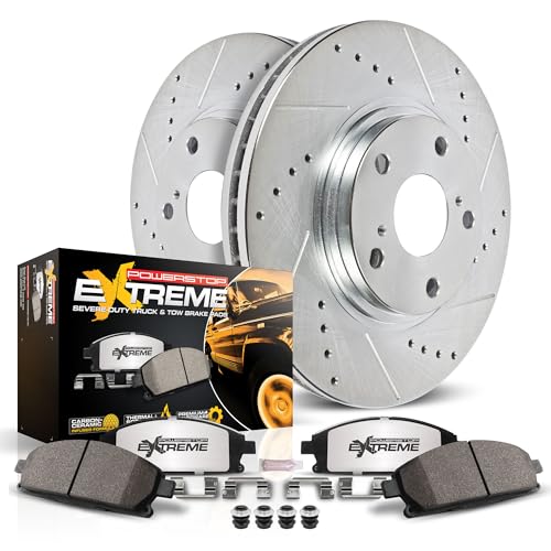 Power Stop Front Truck  Tow Brake Kit For 2005-2009 Toyota 4runner 2004-2010 ...
