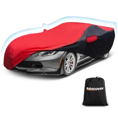 For C7 Corvette Car Cover All Weather Protection Waterproof Windproof For 201...