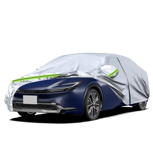 Waterproof Car Covers Replace For 2004-2025 Toyota Prius 6 Layers Silver All ...