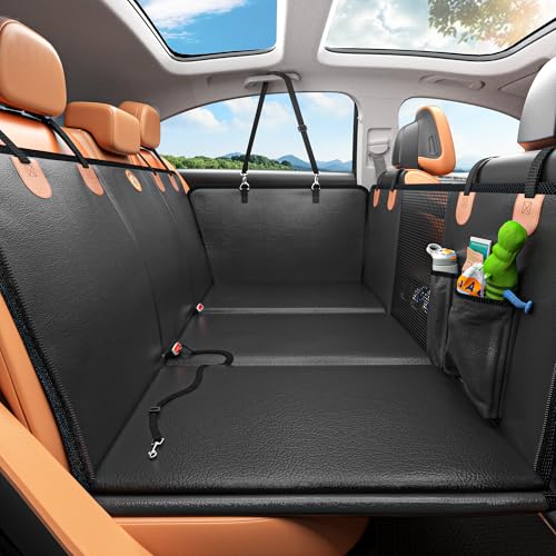 Myjaqi Back Seat Extender For Dogs Waterproof Dog Car Seat Cover For Back Sea...