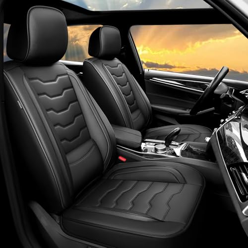 Conjie Fit Accord Car Seat Covers Premium Leather For Honda Accord 2012-2024 ...