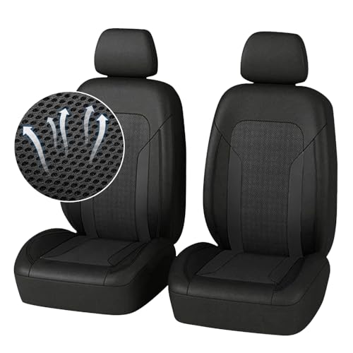 4pcs Cooling Car Seat Coversbreathable Front Seat Covers With Mesh Constructi...