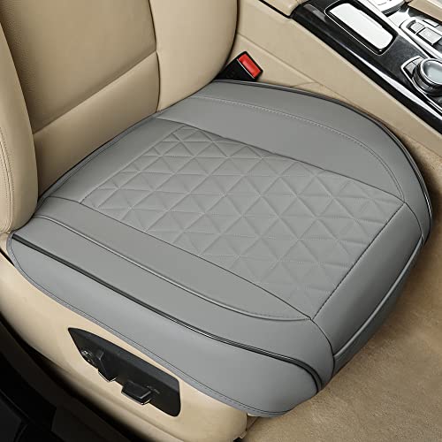Black Panther Luxury Faux Leather Car Seat Cover Front Bottom Seat Cushion Co...