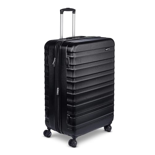 Amazon Basics 30 Hardside Large Checked Luggage Hardshell Suitcase With Wheel...