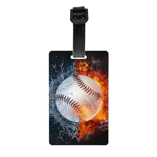 Baseball Luggage Tags For Suitcases Small Sports Backpack Tags For Kids Boys ...