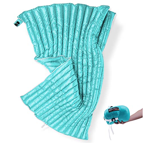 Zooobelives Ultralight Backpacking 32-50f Down Sleeping Bag - 27oz Ultra Comp...