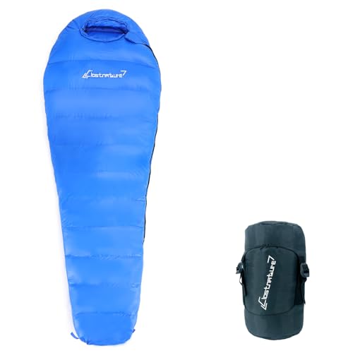 Clostnature Down Backpacking Sleeping Bag - 20d 550 Fill Power Ultralight Win...