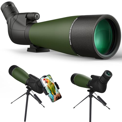 Wozel 25-75x80 Spotting Scopes For Target Shooting - Hd Spotter Scope With Tr...